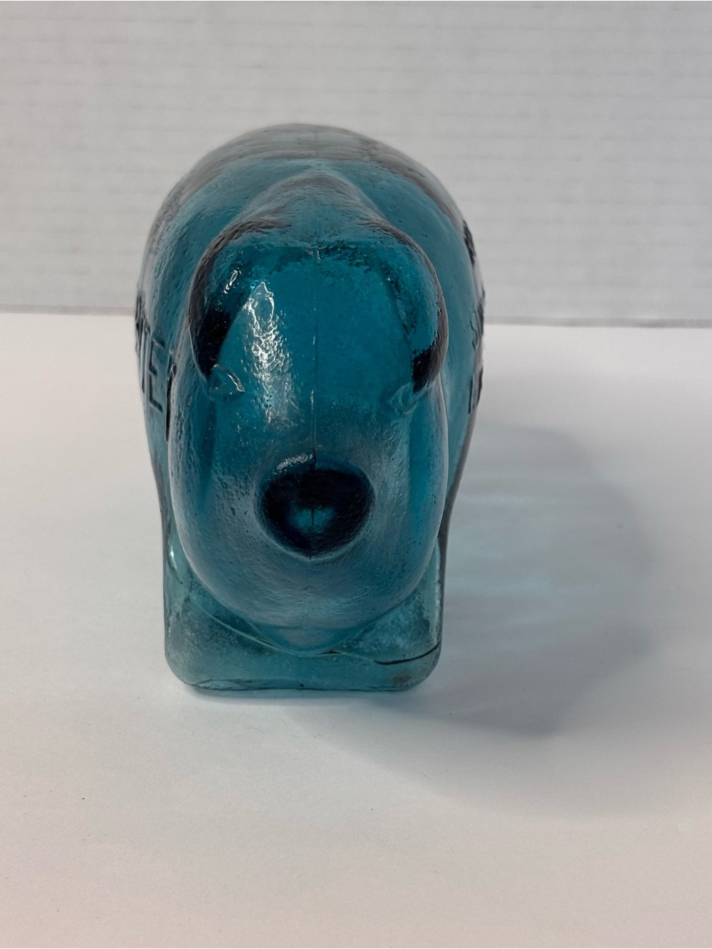 Vintage Suffolk Bitters Blue Pig Form Bottle - Picture 5 of 13